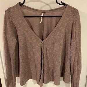 Free people small sweater cardigan EUC